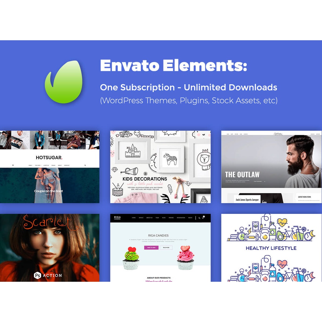 ภาพหน้าปกสินค้าEnvato Elements Premium Placeit บัญชีพรีเมียม (ของแท้) จากร้าน 3c.factory บน Shopee