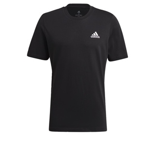 adidas ไลฟ์สไตล์ เสื้อยืด Essentials Embroidered Small Logo ผู้ชาย สีดำ GK9639