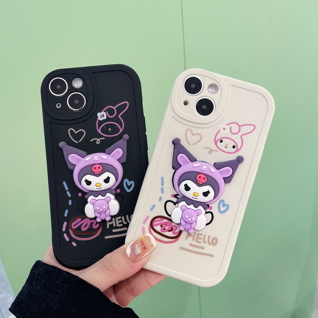 ภาพสินค้าสําหรับ เคส OPPO A77 A78 a17 a57 2022 Reno8z Reno8 Reno7z Reno7 A15 A96 A12 A95 A17K A16K A76 A55 A74 A16E A5S A3S A15s A94 A16 A1K A53 A9 A5 2020 A54 A7 A31 A92 A33 A36 Reno4 Reno5 Reno6 Reno6z เคสโทรศัพท์มือถือ ลายการ์ตูน 3D เมโลดี้ สําหรับ OPPO จากร้าน dooxaa.th บน Shopee ภาพที่ 1