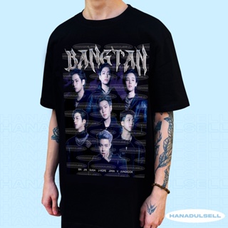 BTS Proof Korean Vintage Bootleg Oversized Unisex Black Shirt KPOP DTG Print Bangtan YetToCome_03