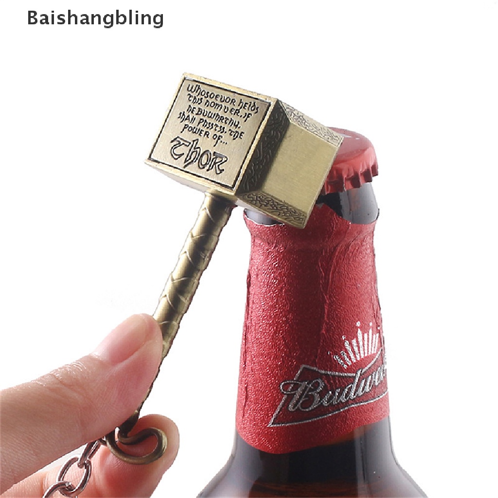 bsbl-พวงกุญแจที่เปิดขวดเบียร์-รูปค้อนธอร์-ด้ามจับยาว-1-ชิ้น