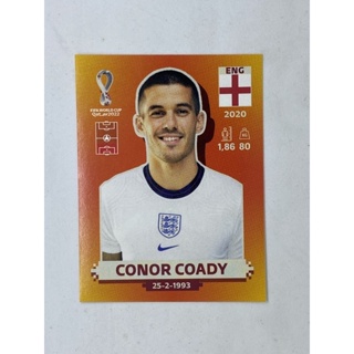 Conor Coady สติ๊กเกอร์สะสม ฟุตบอลโลก world cup 2022 England ของสะสมทีมฟุตบอล อังกฤษ