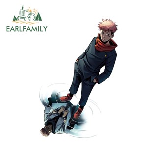 Earlfamily สติกเกอร์ ลาย Jujutsu Kaisen ขนาด 13 ซม. x 8.5 ซม. สําหรับติดตกแต่งรถยนต์ รถจักรยานยนต์ เซิร์ฟบอร์ด สโนว์บอร์ด