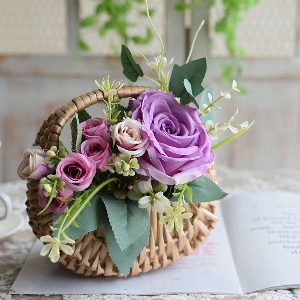 ag-flower-basket-attractive-appearance-easy-carrying-durable-rattan-flower-basket-for-wedding