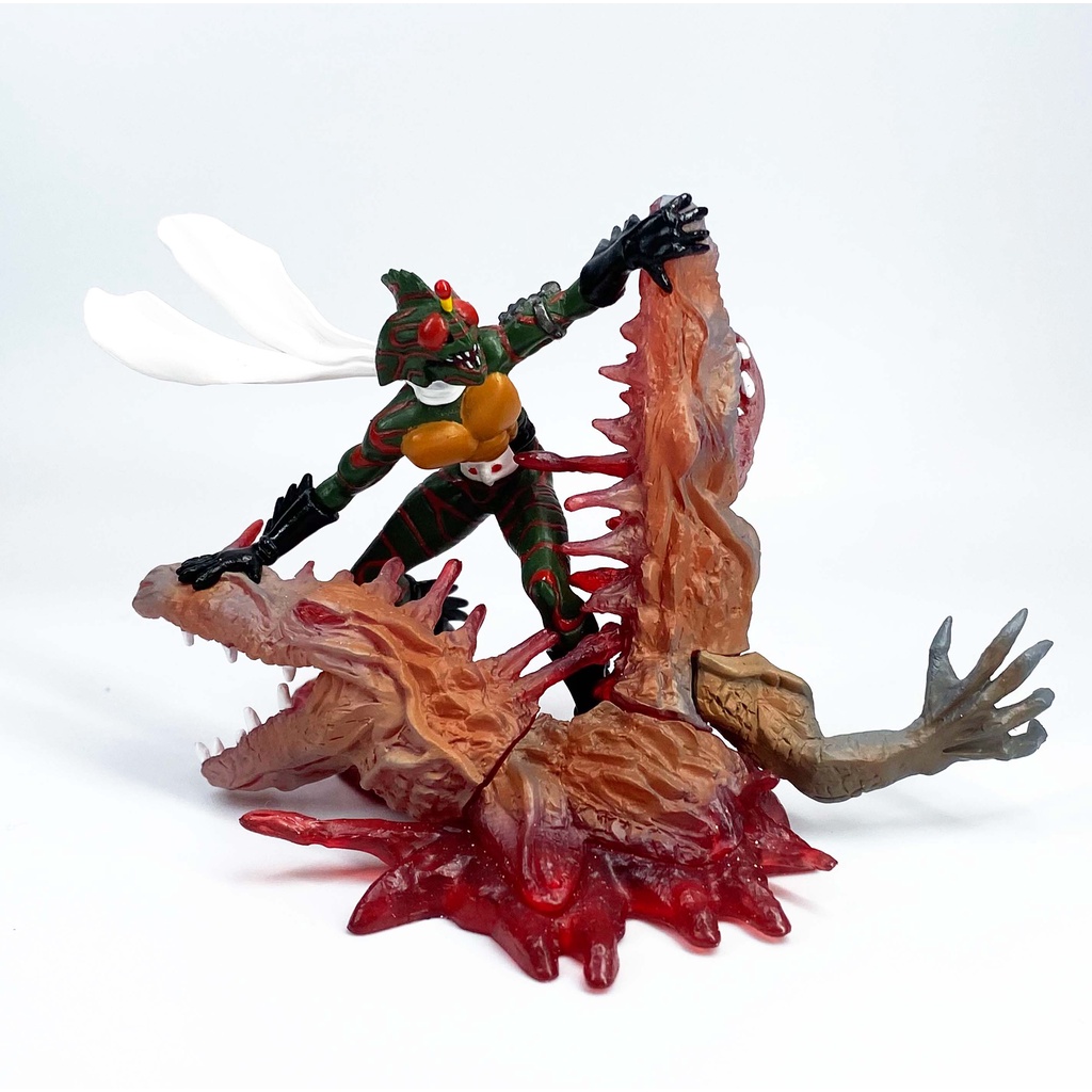 Bandai Masked Rider Imagination 3 kamen rider V6 Amazon Diorama โมเดล ...