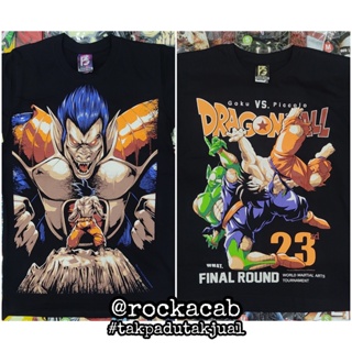 Dragon Ball Baju Anime Tshirt Son Goku Gohan Piccolo Vegeta Dragonball One Piece Naruto Demon Slayer | Black Timber_04