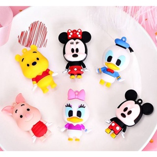 🔥Disney ตุ๊กตาพวงกุญแจ DIY Mickey Mouse Minnie Mouse Donald duckstitch กระเป๋า จี้ เครื่องประดับ พร้อมส่ง