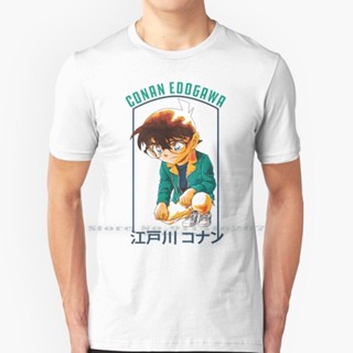 Detective Conan Edogawa T Shirt 100% Pure Cotton Anime Manga Detective Conan Conan Gray Edogawa Shinichi Kudo Shibu_07