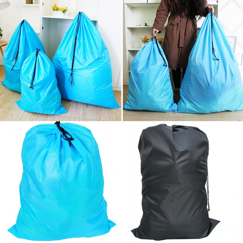 Durable Extra Large Heavy Duty Laundry+Bag Sack With Drawstring