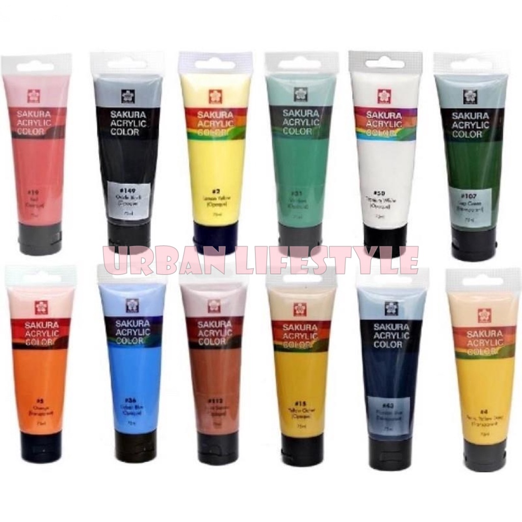 sakura-acrylic-colors-สีอะคริลิค-ซากุระ-ชุด-12-สี-หลอดละ-20ml