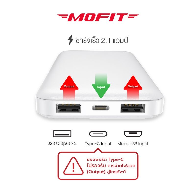 mofit-j10-powerbank-10000-mah-ของแท้ประกัน-1-ปี