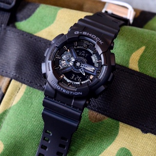 [ผ่อนเดือนละ389]🎁CASIO G-SHOCK GA-110-1B ของแท้ 100% พร้อมส่ง ประกัน 1 ปี