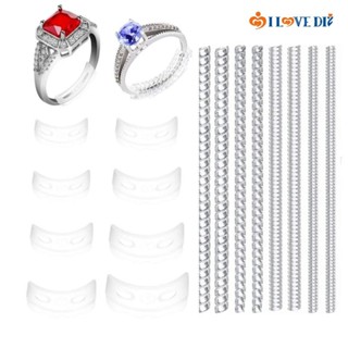 อุปกรณ์ปรับขนาดแหวน แบบเกลียวใส ขนาด 10 ซม. DIY สําหรับลดขนาดแหวน เครื่องประดับ