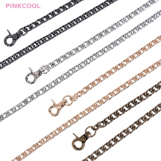 Pinkcool สายโซ่โลหะ แบบเปลี่ยน สําหรับคล้องกระเป๋าสะพายไหล่ กระเป๋าถือ