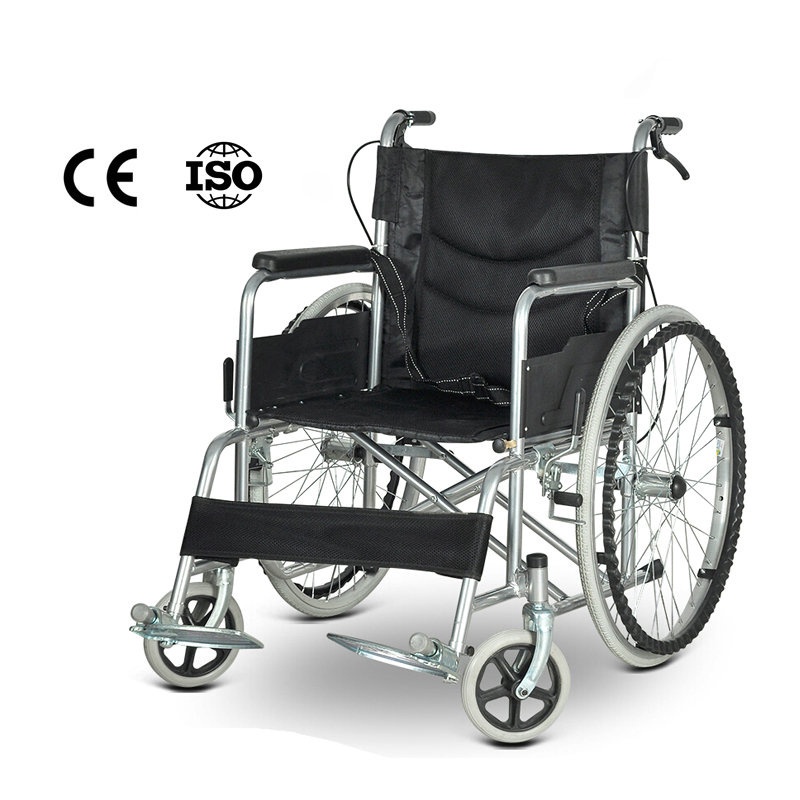 รับประกัน-2-ปี-เก้าอี้รถเข็น-วีลแชร์พับได้-wheelchair-รถเข็นผู้ป่วย-พกพาสะดวก-เหมาะสำหรับผู้สูงอายุ-ผู้ป่วย-คนพิการ-tra