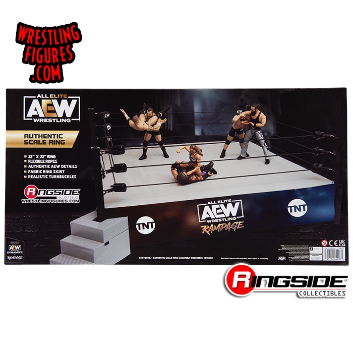 (Pre-Order) AEW Rampage Authentic Scale Ring Playset - Ringside ...