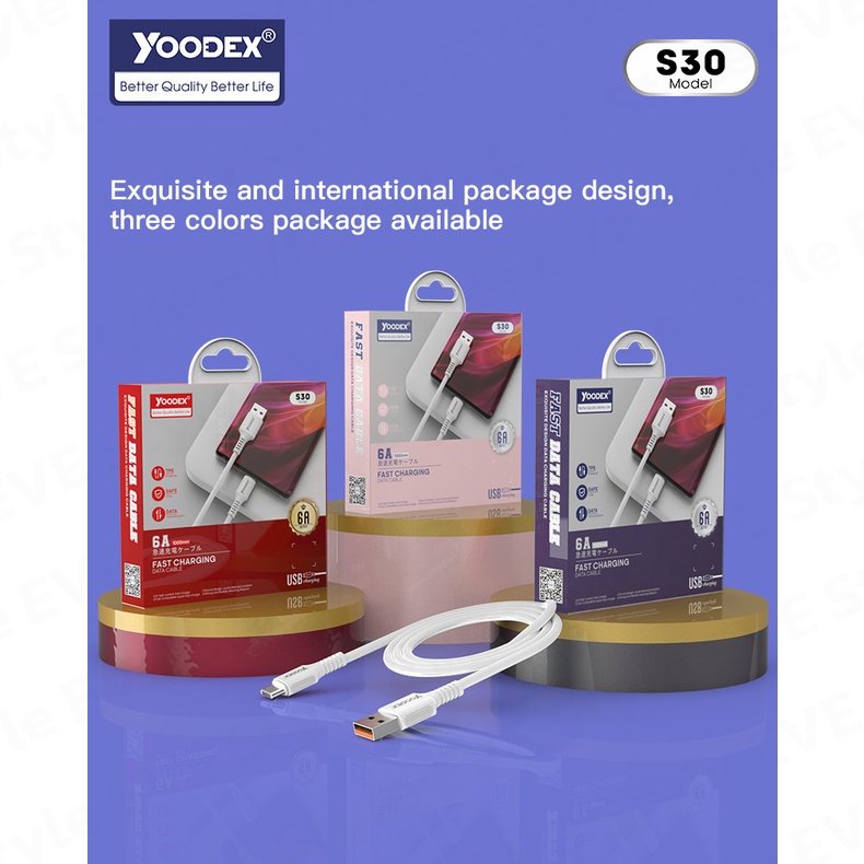 yoodex-s30model-รองรับ-6a-อย่างเต็มที่-huawel-oppo-vivo-samsung-และอุปกรณ์มือถืออื่น-ๆ-ชาร์จเร็ว