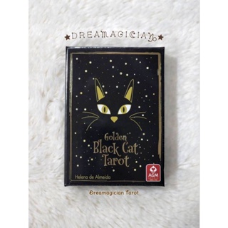 Golden Black Cat Tarot ไพ่แมวขอบทอง ไพ่แท้ลดราคา ไพ่ยิปซี ไพ่ทาโร่ต์ ไพ่ออราเคิล Tarot Oracle Cards