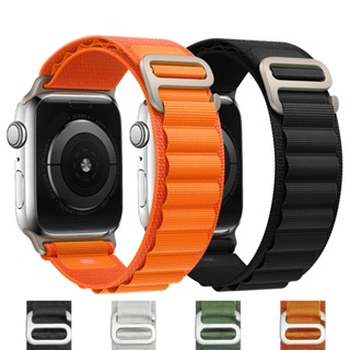สายนาฬิกาข้อมือไนล่อน สําหรับ Apple watch series 6 SE 5 4 SE 44 มม. 40 มม. applewatch 8 7 45 มม. 41 มม. applewatch 3 2 42 มม. 38 มม. applewatch Ultra 49 มม.