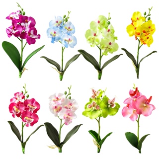 AG 1Pc Artificial Butterfly Orchid Flower Arrangement Garden DIY Party Desk Decor