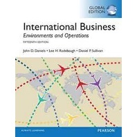 9781292016795 INTERNATIONAL BUSINESS: ENVIRONMENTS AND OPERATIONS (GLOBAL EDITION) **