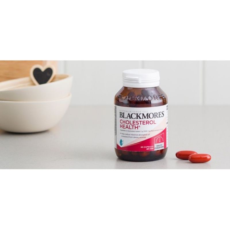 สูตรเข้มข้น-blackmores-cholesterol-health-60-เม็ด-ลดไขมันในเลือด-ลดคลอเลสเตอรอล-blackmore