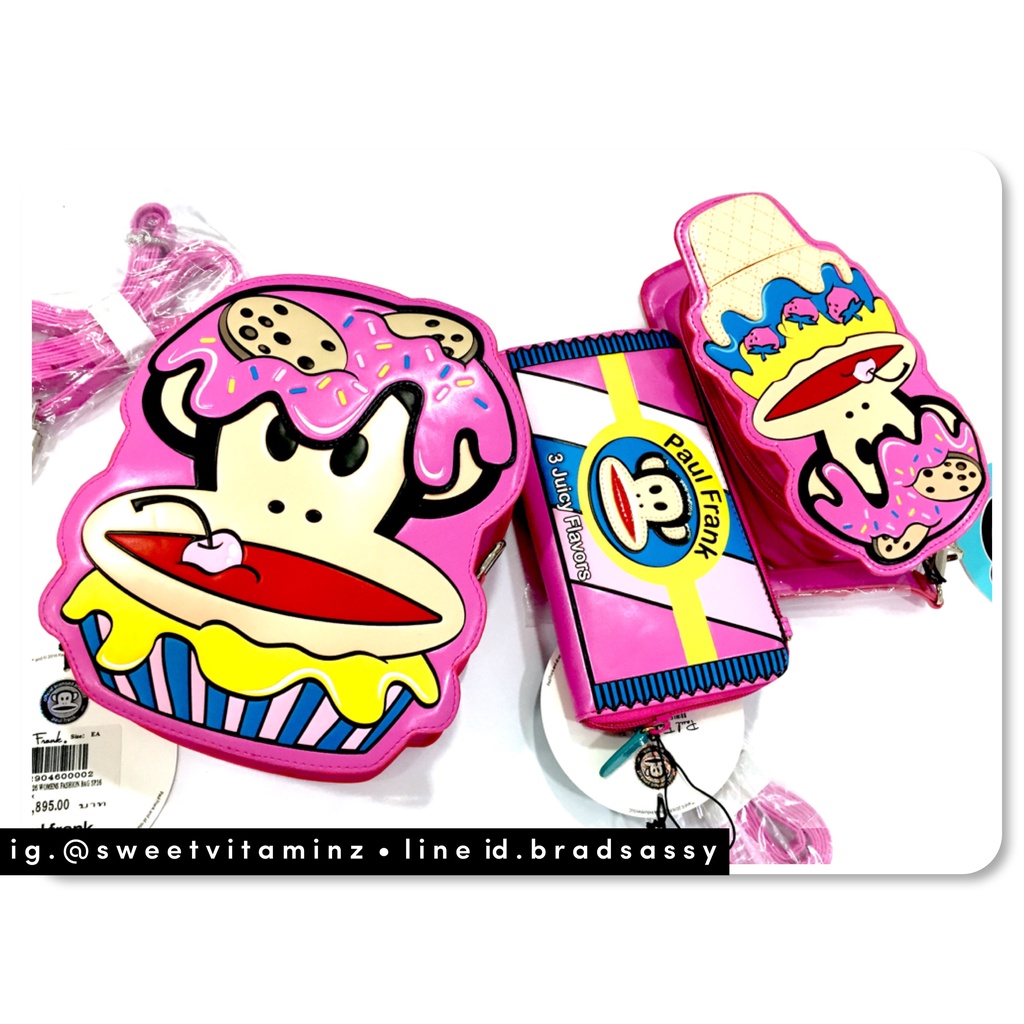 กระเป๋าเงินเท่ห์ๆ-เก๋ๆ-พร้อมสายสะพายไหล่-จาก-paul-frank-สินค้าใหม่-ป้ายห้อย-ของแท้-100-จาก-shop-paul-frank-คะ