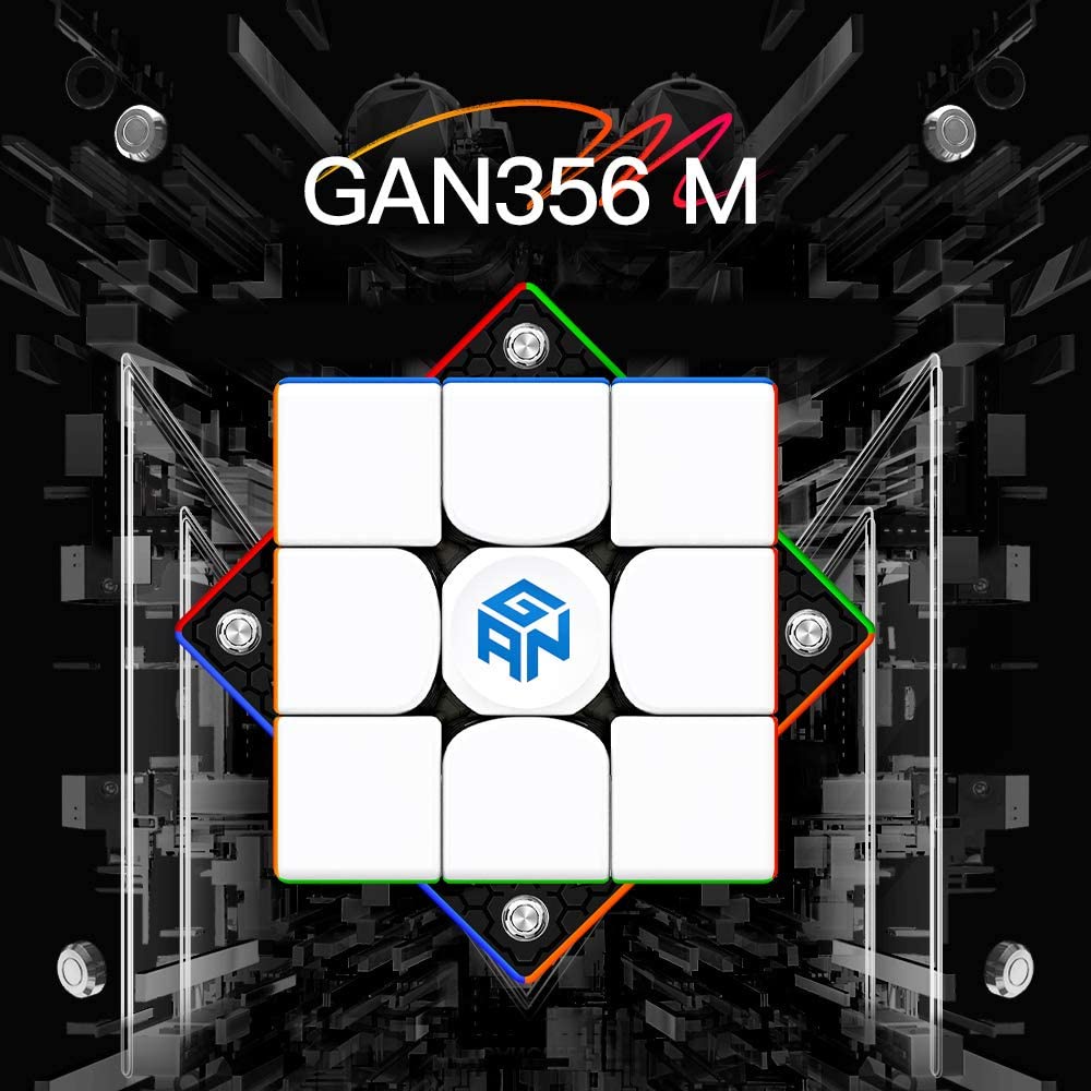 gan-356-m-3x3-ลูกบาศก์ความเร็วแม่เหล็ก-ไร้สติกเกอร์-ปืน-356m-ลูกบาศก์วิเศษ-lite-ver-2020-krgt