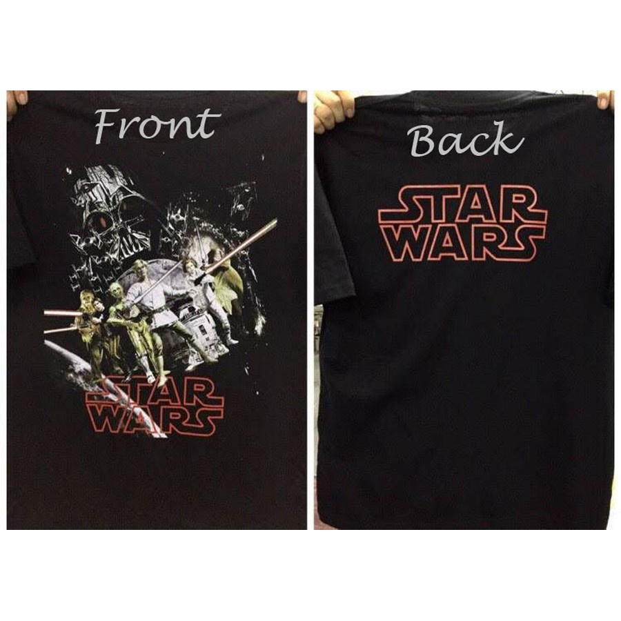 เสื้อยืด-star-wars-t-shirt-สตาร์วอร์ส-สกรีนหน้าหลัง-04-01