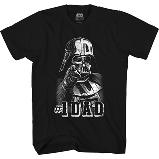 เสื้อยืดคอกลมStar Wars Darth Vader #เสื้อยืด พิมพ์ลายกราฟิก 1 Dad Father สําหรับผู้ชาย และผู้ใหญ่S-4XL_05