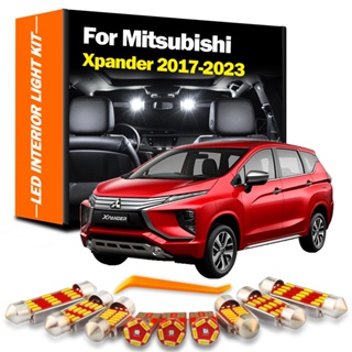 ชุดไฟแคนบัส LED ภายในรถยนต์ สําหรับ Mitsubishi Xpander 2017 2018 2019 2020 2021 2022 2023 5 ชิ้น