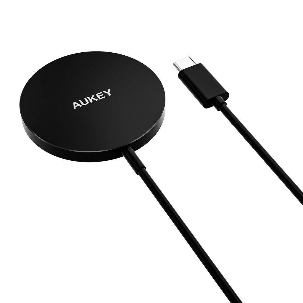 แถมฟรี-หัวปลั๊ก-20-วัตต์-aukey-lc-a1s-pa-f1s-แท่นชาร์จไร้สาย-aircore-wireless-charger-15w-magnetic-qi-certified-รุ่น-lc-a1s