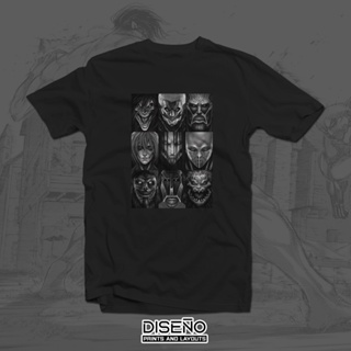 Titans | Attack on Titan Graphic T-Shirts Set 1 [ Colored Shirts]_07