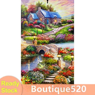 【จัดส่งฟรี】ภาพวาดปักเพชรครอสติตช์ รูปประเทศ 5D DIY [boutique520.th]