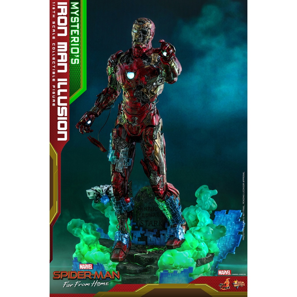 hot-toys-mms580-mysterio-s-iron-man-illusion-collectible-figure-spider-man-far-from-home-1-6-scale-โมเดล-ฟิกเกอร์