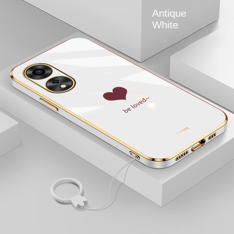 เคสโทรศัพท์มือถือ-ยางเคลือบเงา-ลายหัวใจ-พร้อมสายคล้อง-สําหรับ-oppo-reno-8t-8z-8-pro-5g-reno8t-5g
