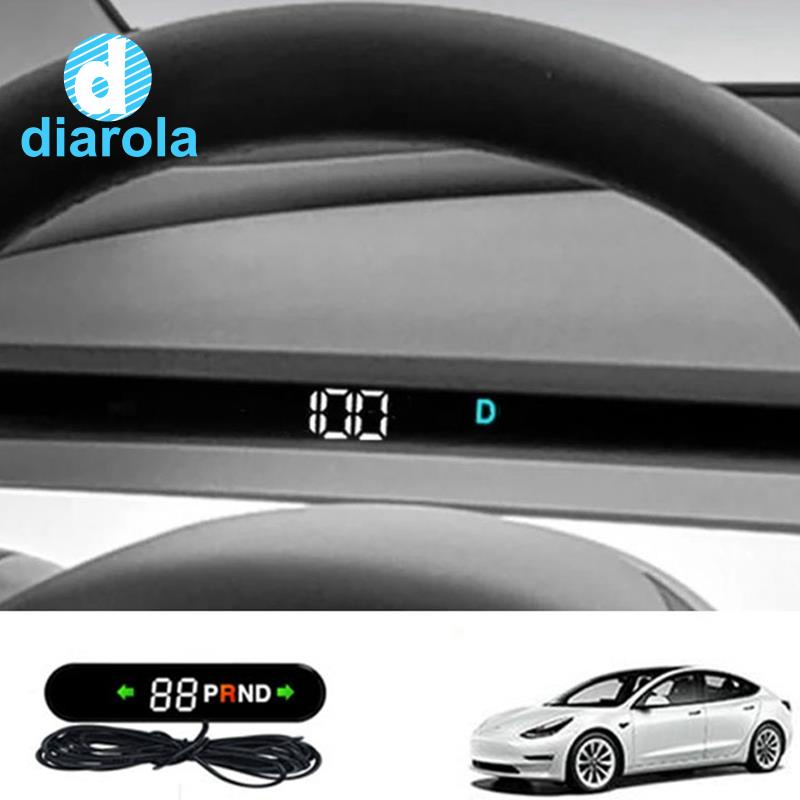 เครื่องวัดความเร็วดิจิทัล-hud-head-up-display-สําหรับ-tesla-model-3-model-y-cod