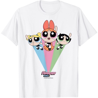 เสื้อยืด พิมพ์ลาย CN The Powerpuff Girls 3 มิติ สําหรับผู้หญิง | Kazzamy Store_05