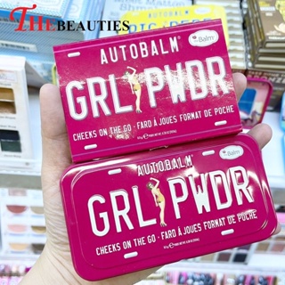 🔥🔥🔥   THE BALM AUTOBALM GRL PWDR CHEEKS ON THE GO Eyeshadow Palette  พาเลทแก้มคอลเลคชั่นใหม่