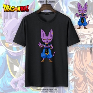 เสื้อยืด cotton super dragon ball z Beerus t shirt goku Anime Graphic Print tees unisex Tshirt_04