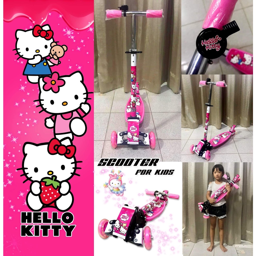 ใหม่ล่าสุด-scooter-for-kids-สกู๊ตเตอร์ขาไถ3ล้อkitty