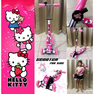 ☄️ใหม่ล่าสุด‼️ 🔥Scooter For Kids สกู๊ตเตอร์ขาไถ3ล้อKitty