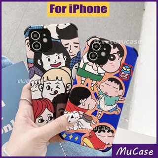 เคสพื้นผิวหนัง เคสไอโฟน iPhone 6 6S 6G 7 8 SE 2020 X XS XR 11 12 13 Plus Mini Pro Max เคส เคสไอโฟน การ์ตูน อะนิเมะ สีดำ ซิลิโคน กันกระแทก ซิลิโคน