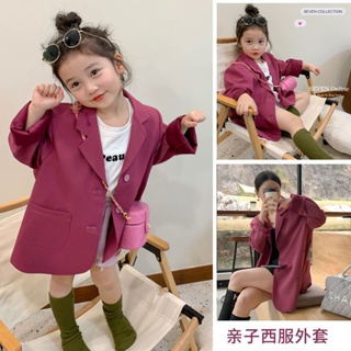 เสื้อสูทเด็กผู้หญิง สูทเด็ก 2022 เทรนด์ใหม่สาวน้อยเกาหลีเสื้อลำลอง