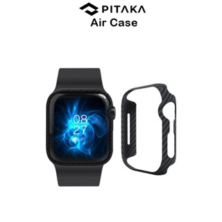 Pitaka Air Case เคสกันกระแทกเคฟล่าแท้100% เคสสำหรับ Watch Series 7/6/5/4 41/44/45/49mm.Ultra(ของแท้100%)