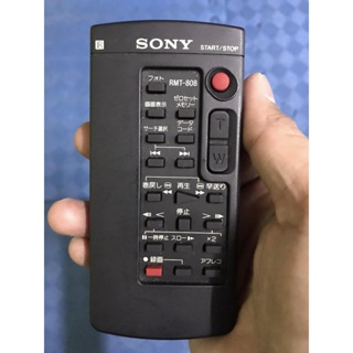 ขายรีโมทsony  RMT-808 ใช้สำหรับกล้องวีดีโอ sony handycam ทุกรุ่นที่ใช้ม้วน  vdo8-hi8-digital8-mini dv พร้อมใช้งาน