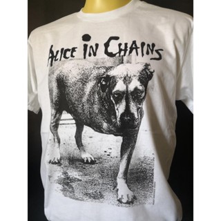 เสื้อยืดเสื้อวงนำเข้า Alice in Chains The 3 Legged Dog Heavy Metal Alternative Grunge Hard Rock Style Vintage T-shi_53