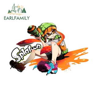 Earlfamily สติกเกอร์ ลายการ์ตูนกราฟฟิตี้ กันน้ํา สําหรับติดตกแต่งประตูรถยนต์ รถจักรยานยนต์ 13 ซม. x 8.7 ซม.