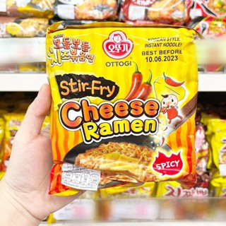 🔥🔥🔥  ️️ Ottogi Cheese Ramen Stir-Fry SPICY 111 g.บะหมี่กึ่งสำเร็จรูปเกาหลี(มาม่าเกาหลี) โอโตกิ ชีส ราเม็ง รสเผ็ด