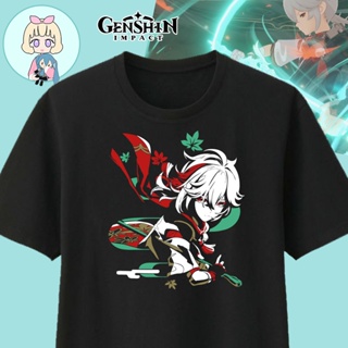 Genshin Impact Premium Design Kaedahara Kazuha DTF Print Shirt Mihoyo Anime Game Inazuma Samurai_05